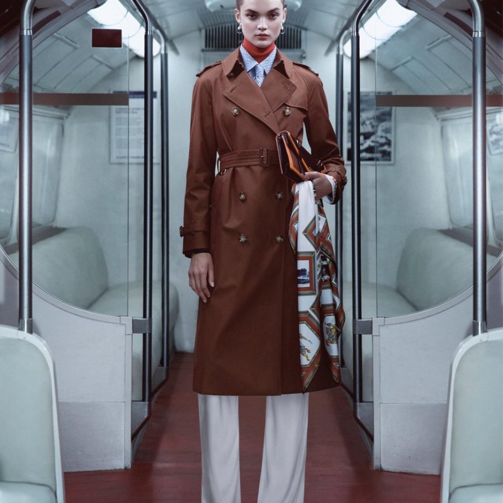 Burberry Long Waterloo Heritage Trench Coat Chestn - Picture 13 of 13